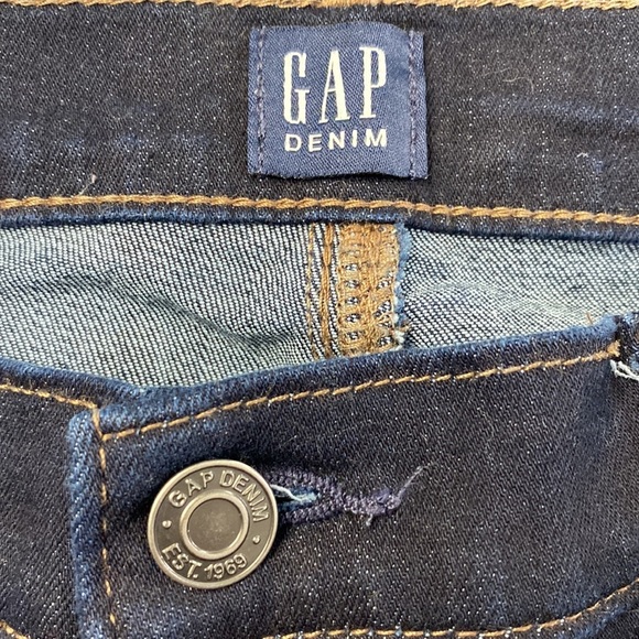 Gap dark wash perfect boot jeans size 32L - Picture 6 of 8